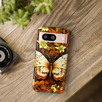 Vintage Orange Google Pixel Tough Case