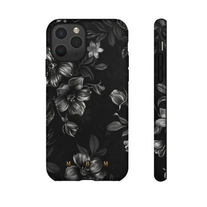 Midnight Flora iPhone Tough Case