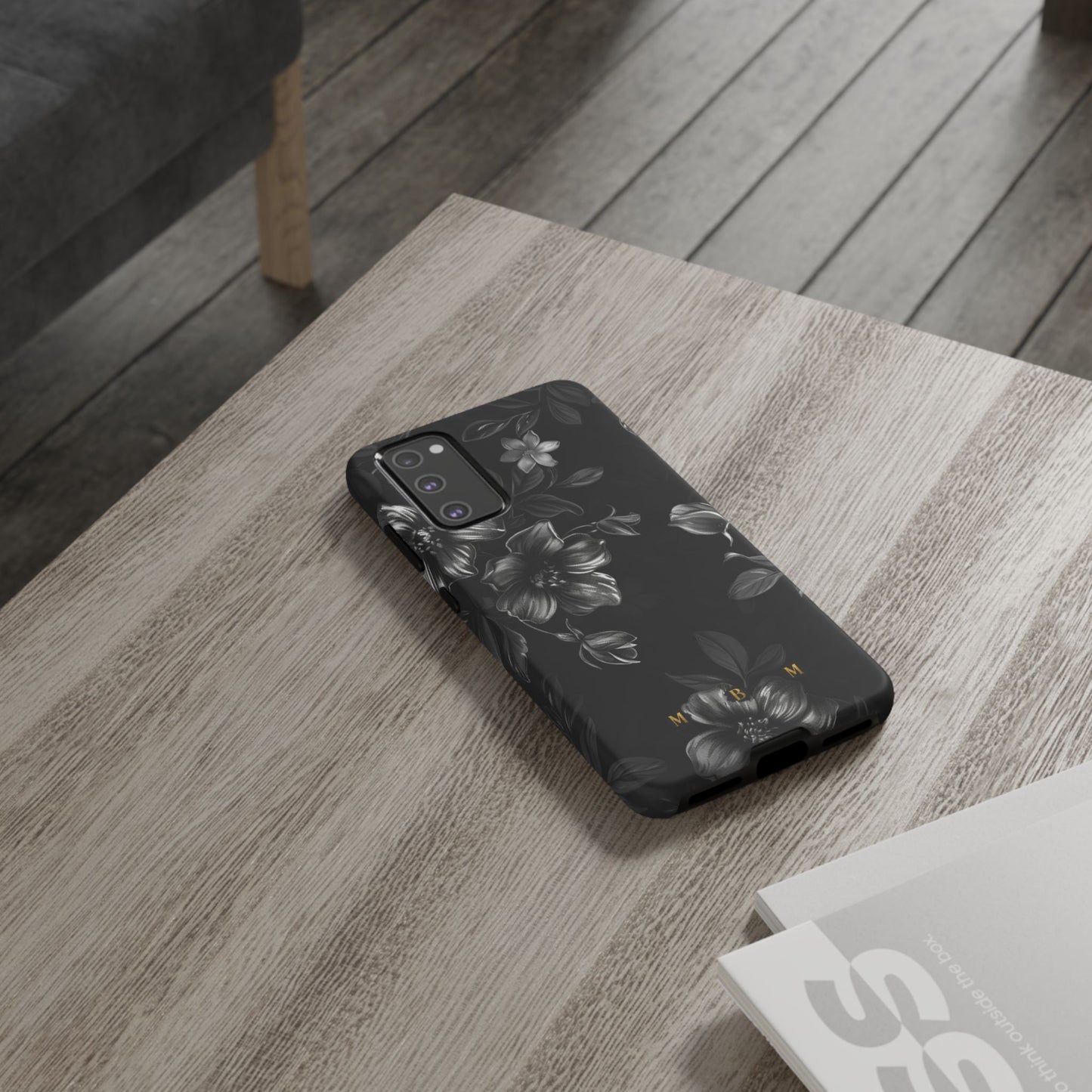 Midnight Flora Samsung Galaxy S Tough Case