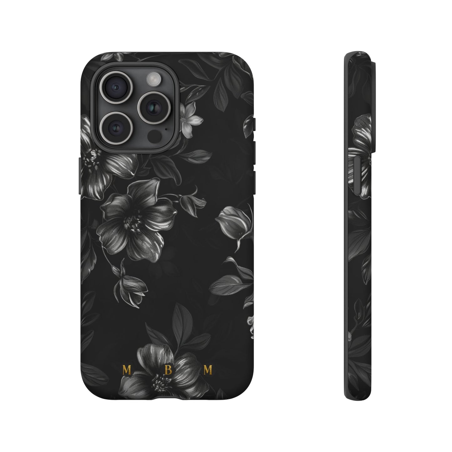 Midnight Flora iPhone Tough Case