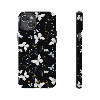 White Butterflies iPhone Tough Case