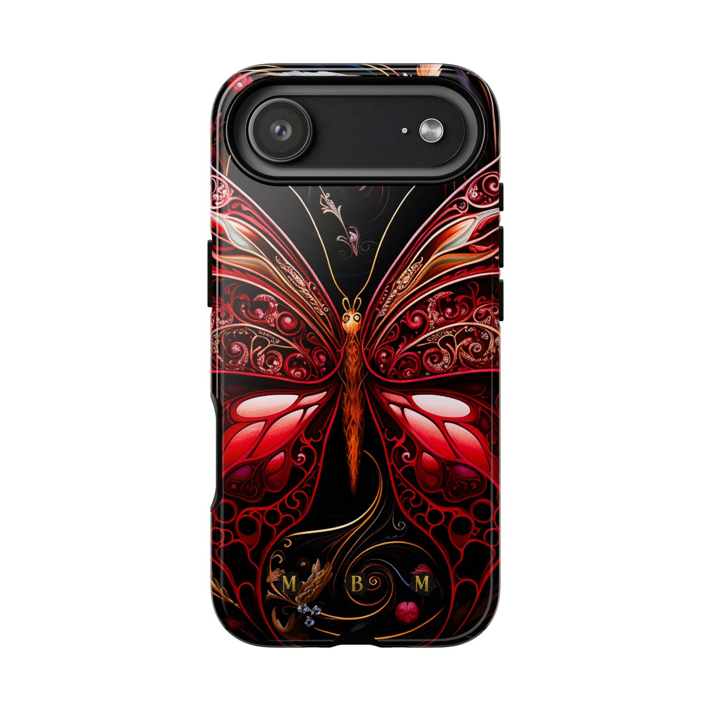 Red Butterfly iPhone Tough Case