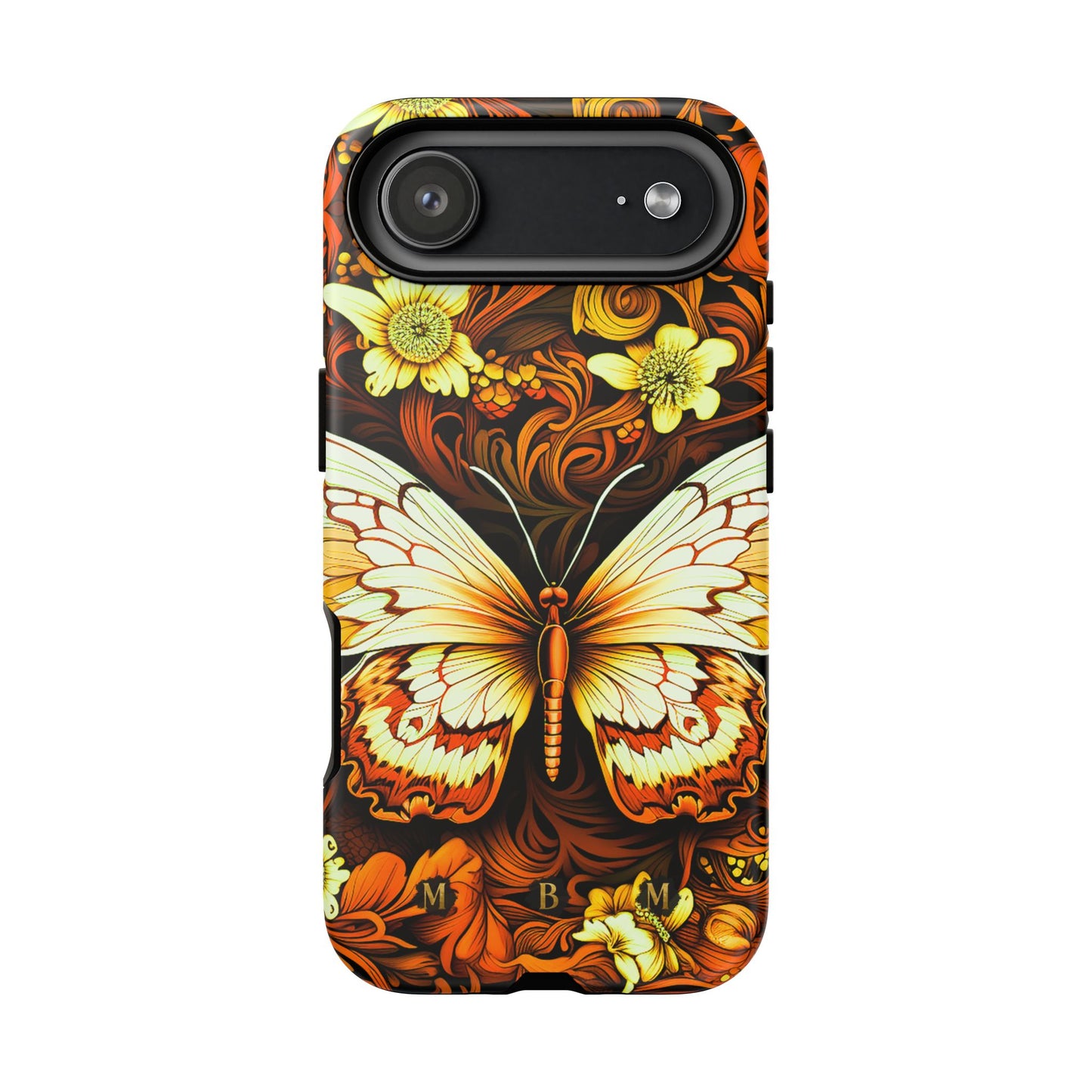 Vintage Orange iPhone Tough Case