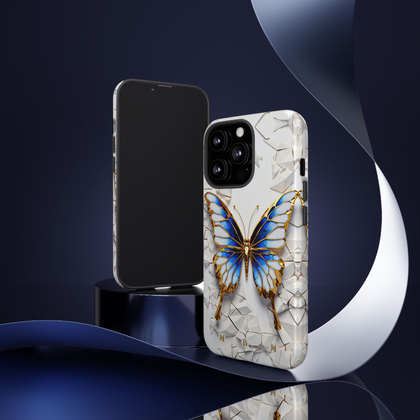 Sapphire Butterfly iPhone Tough Case