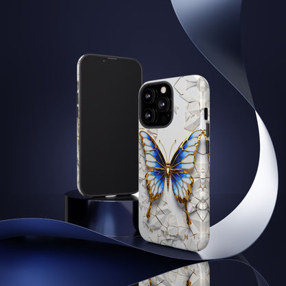 Sapphire Butterfly iPhone Tough Case