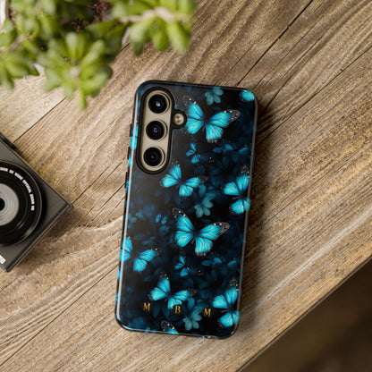 Blue Butterflies Samsung Galaxy S Tough Case