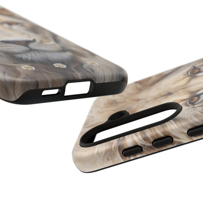 White Lion Samsung Galaxy S Tough Case
