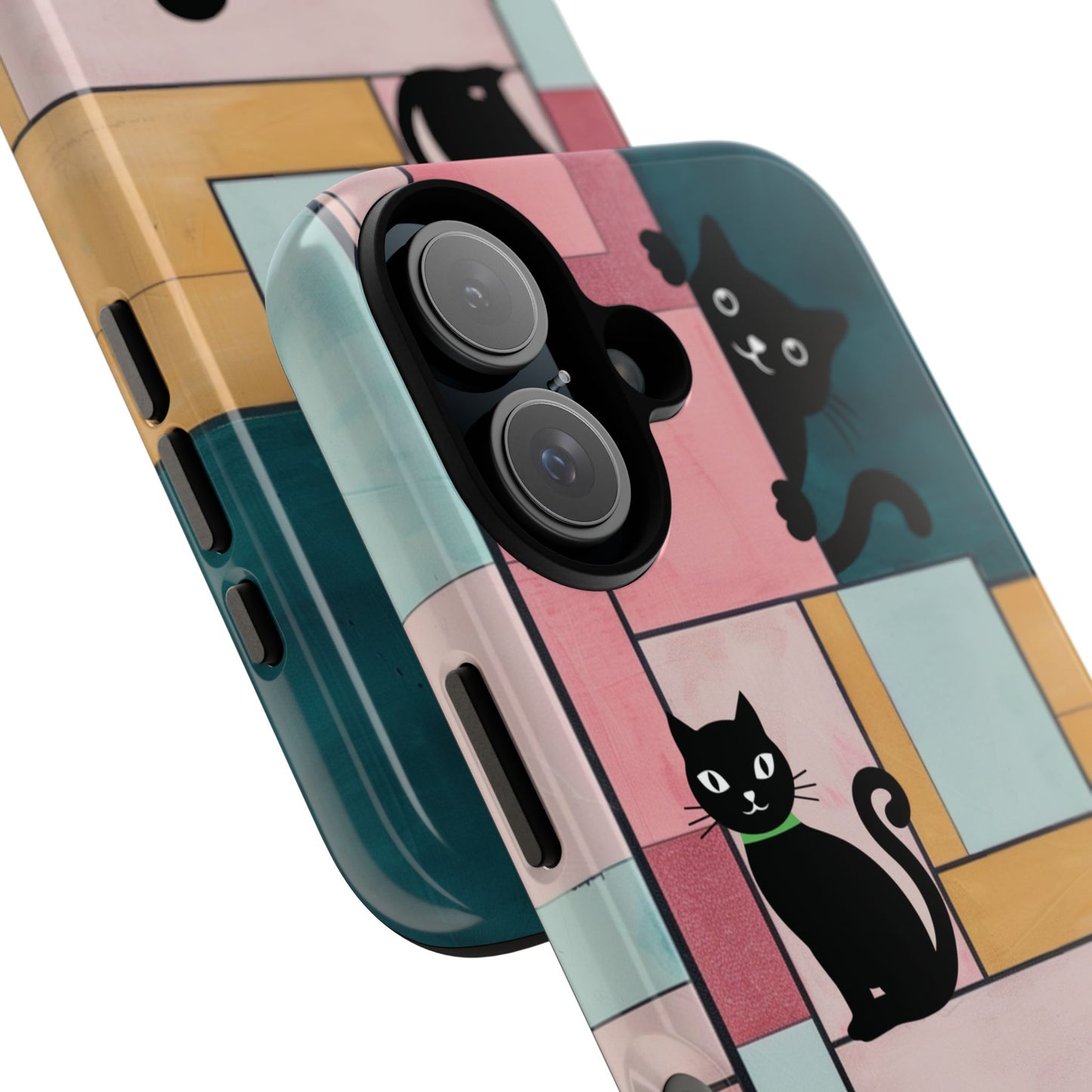 Block Cats iPhone Tough Case