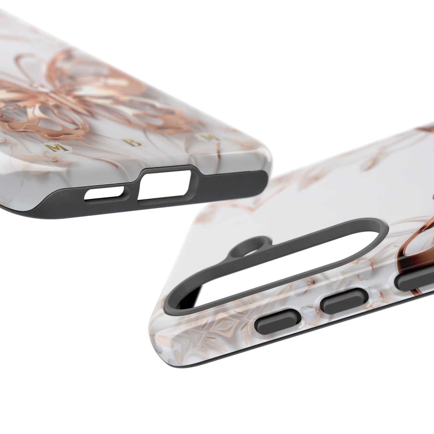 Rose Gold Butterfly Samsung Galaxy S Tough Case