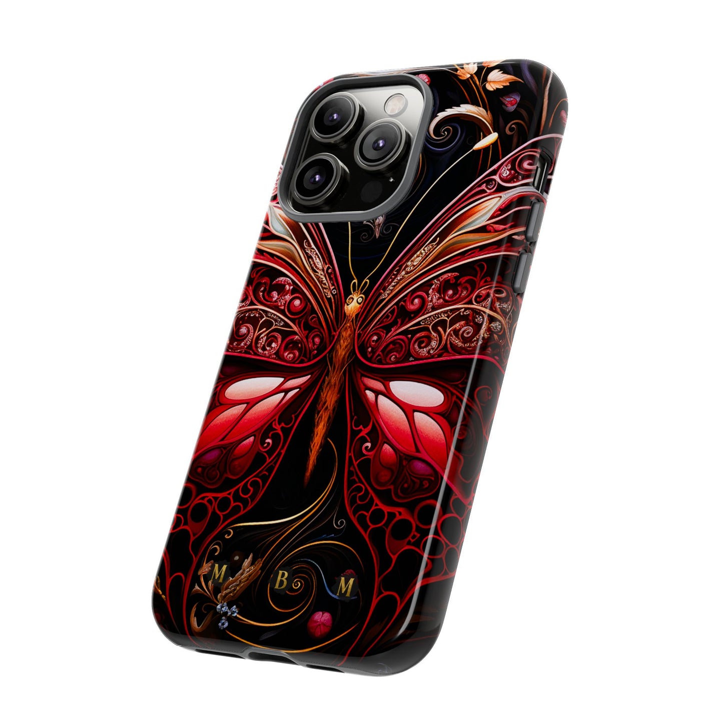 Red Butterfly iPhone Tough Case