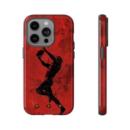 Red 1st & 10 iPhone Tough Case