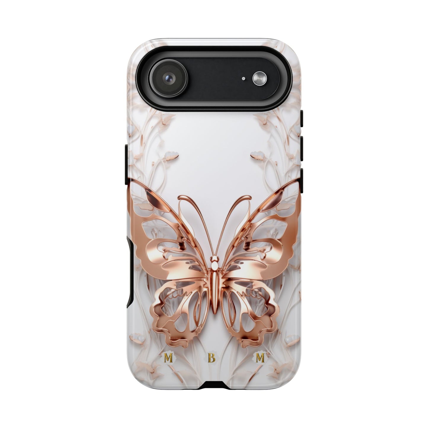 Rose Gold Butterfly iPhone Case