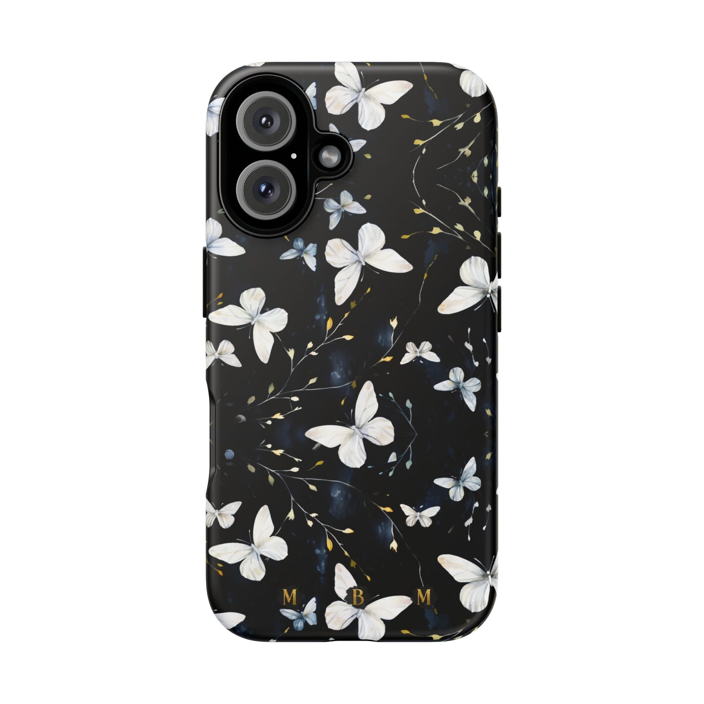 White Butterflies iPhone Tough Case