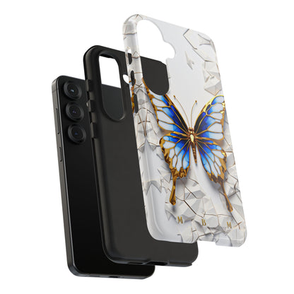 Sapphire Butterfly Samsung Galaxy S Tough Case