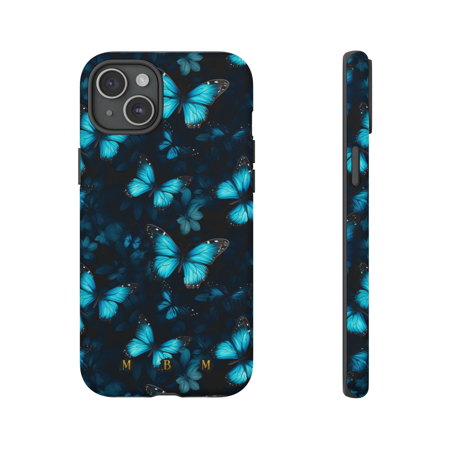 Blue Butterflies iPhone Tough Case