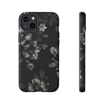 Midnight Flora iPhone Tough Case
