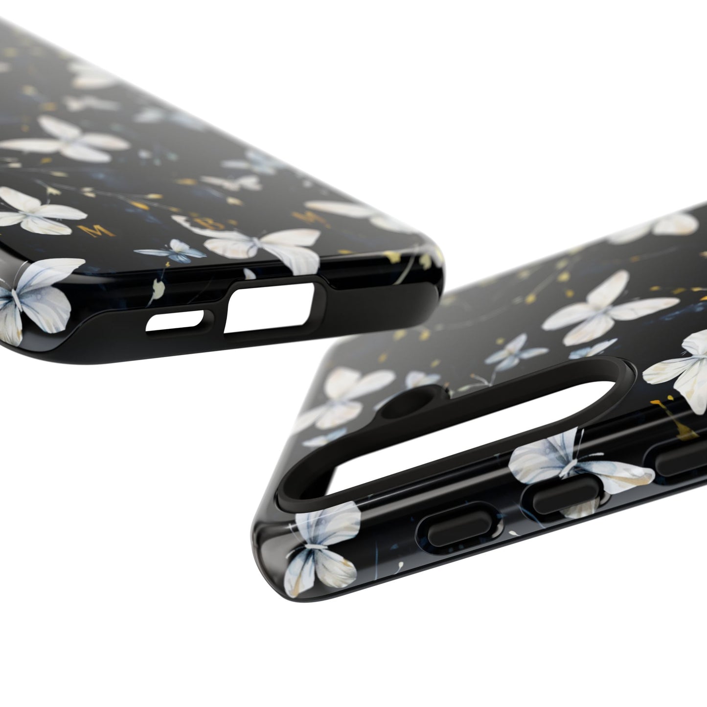 White Butterflies Samsung Galaxy S Tough Case