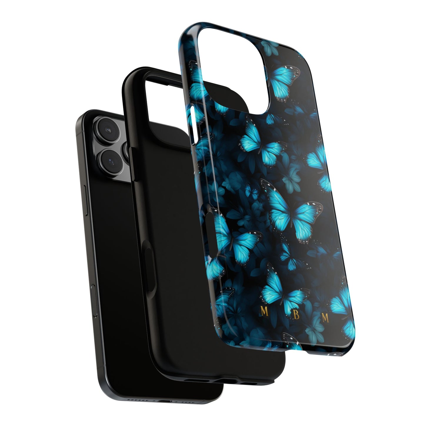 Blue Butterflies iPhone Tough Case