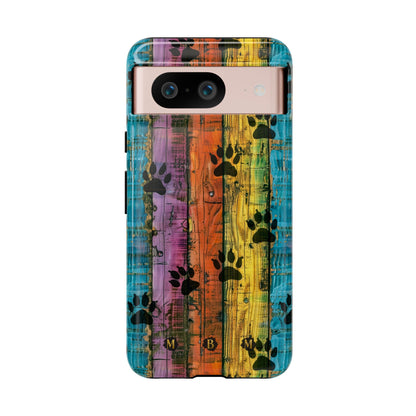 Rainbow Paws Google Pixel Tough Case