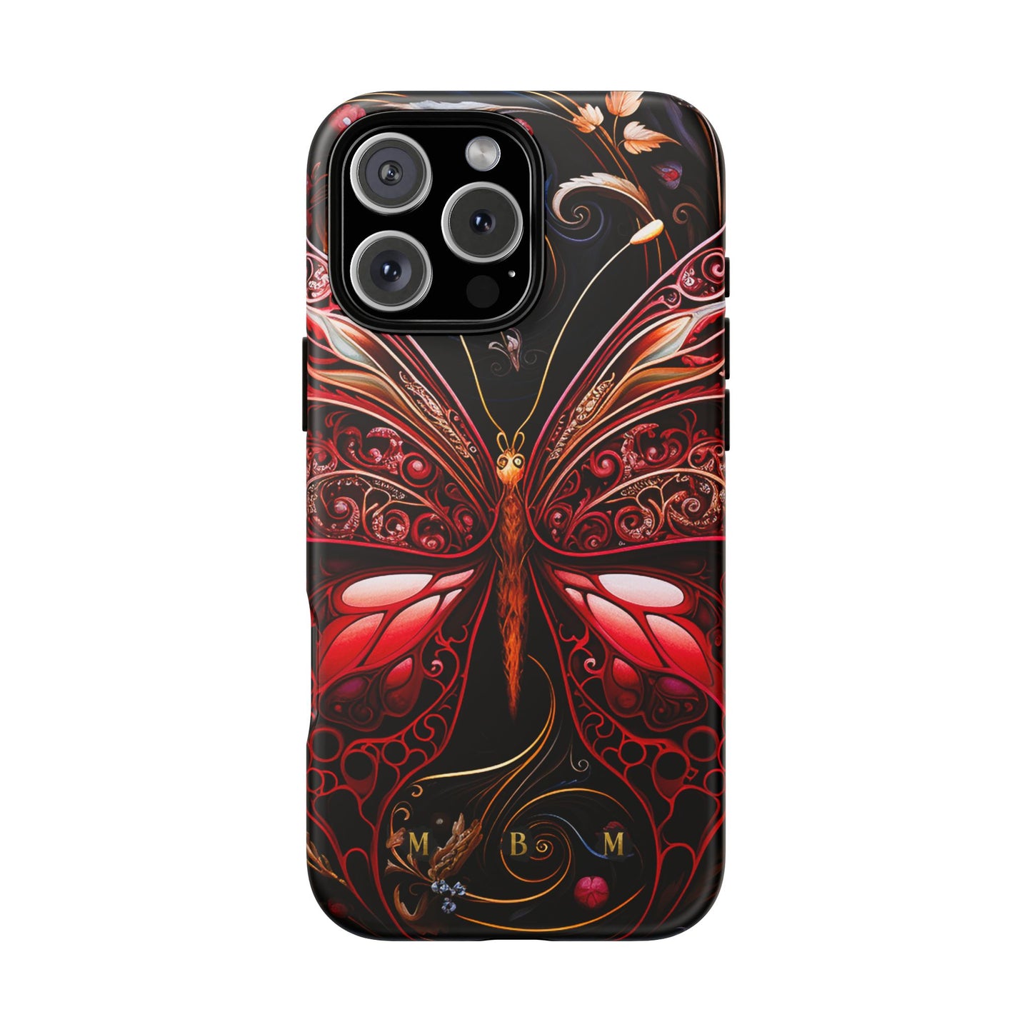 Red Butterfly iPhone Tough Case