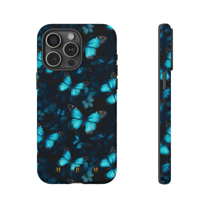 Blue Butterflies iPhone Tough Case