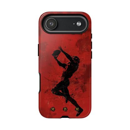 Red 1st & 10 iPhone Tough Case