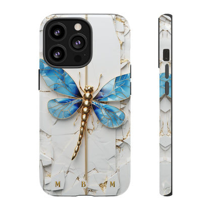 Dragonfly Blue iPhone Tough Case