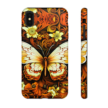 Vintage Orange iPhone Tough Case