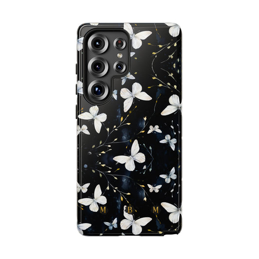 White Butterflies Samsung Galaxy S Tough Case