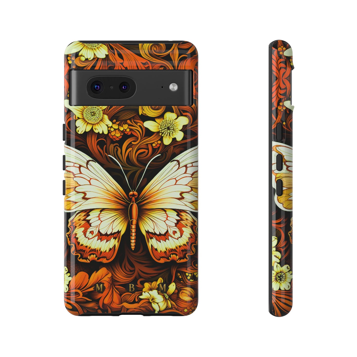 Vintage Orange Google Pixel Tough Case