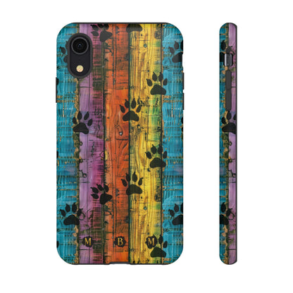 Rainbow Paws iPhone Case