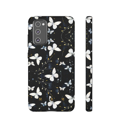 White Butterflies Samsung Galaxy S Tough Case