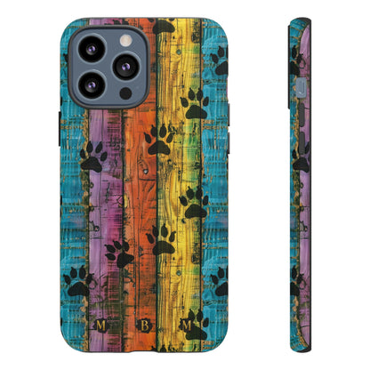 Rainbow Paws iPhone Case