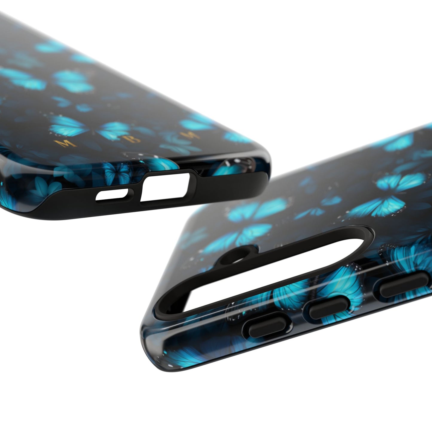 Blue Butterflies Samsung Galaxy S Tough Case