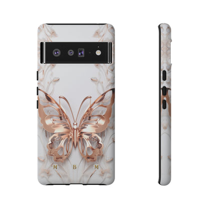 Rose Gold Butterfly Google Pixel Tough Case