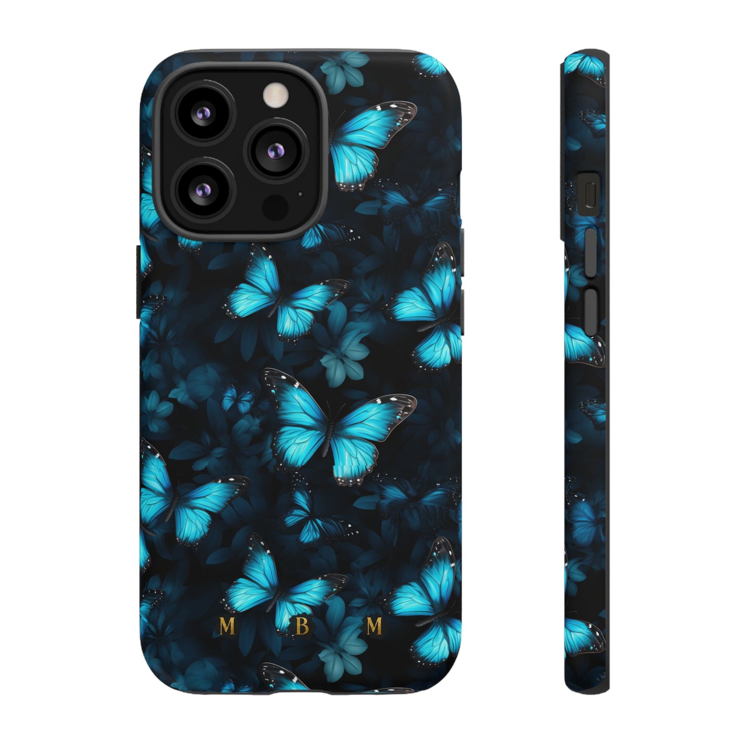 Blue Butterflies iPhone Tough Case