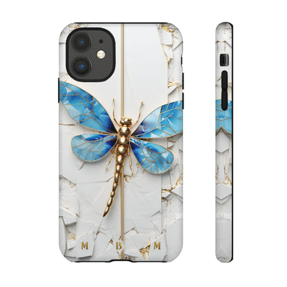 Dragonfly Blue iPhone Tough Case