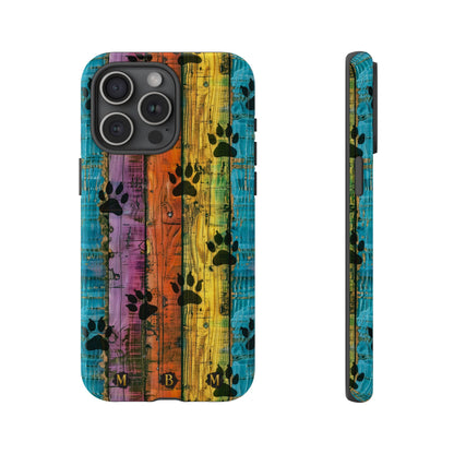Rainbow Paws iPhone Case