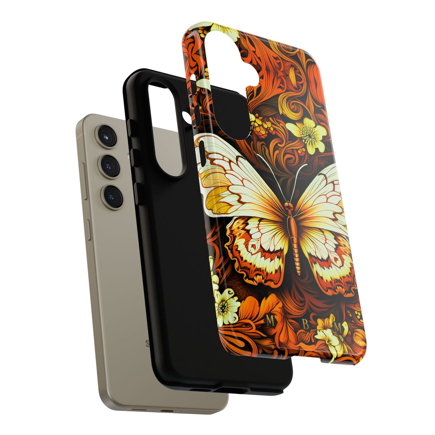 Vintage Orange Samsung Galaxy S Tough Case