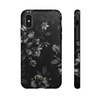 Midnight Flora iPhone Tough Case