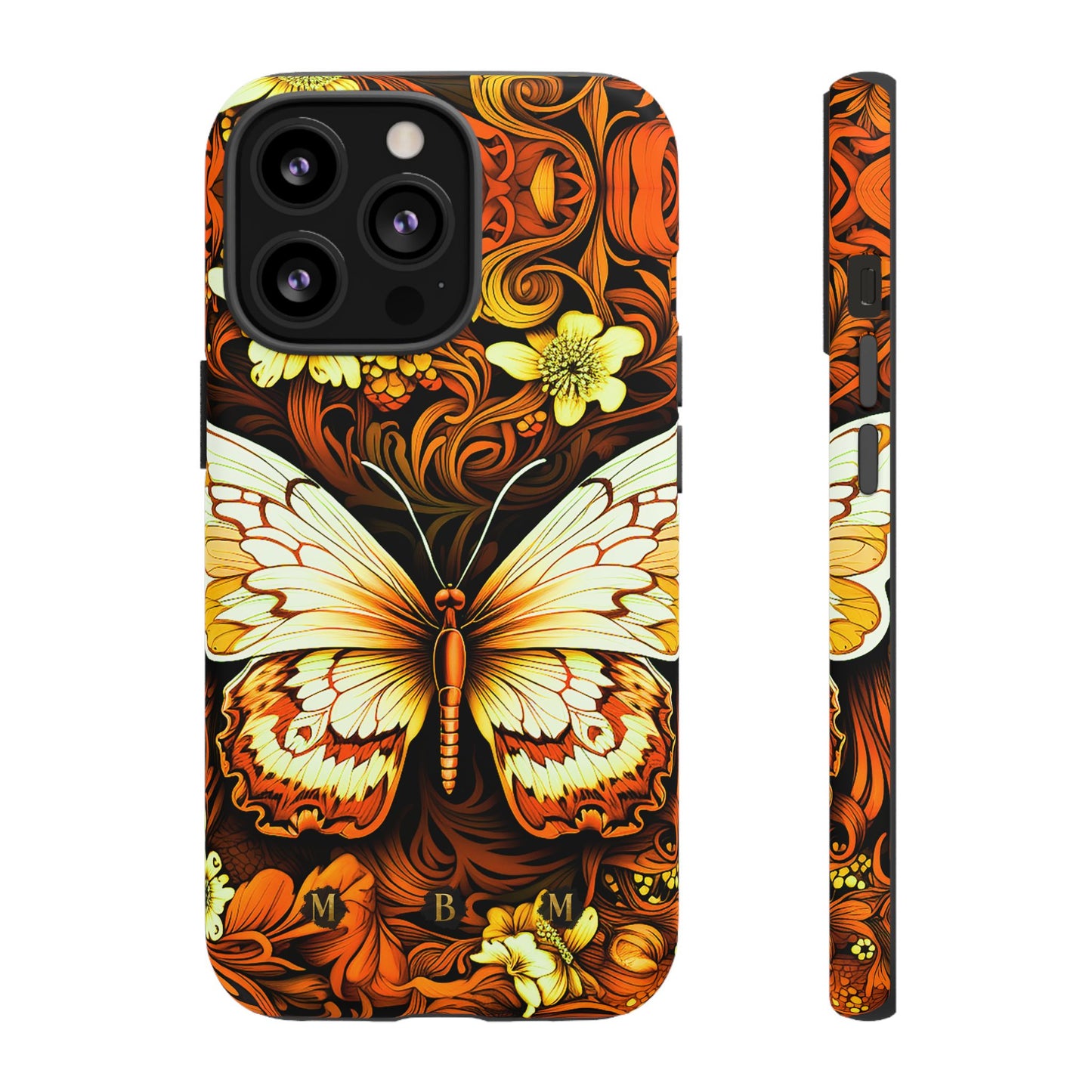 Vintage Orange iPhone Tough Case