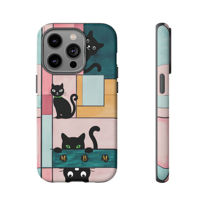 Block Cats iPhone Tough Case