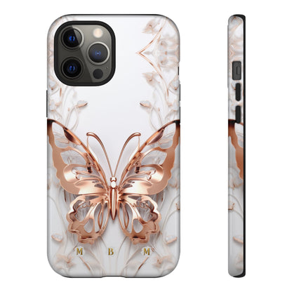 Rose Gold Butterfly iPhone Case