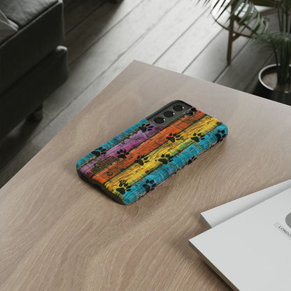 Rainbow Paws Samsung Galaxy S Tough Case