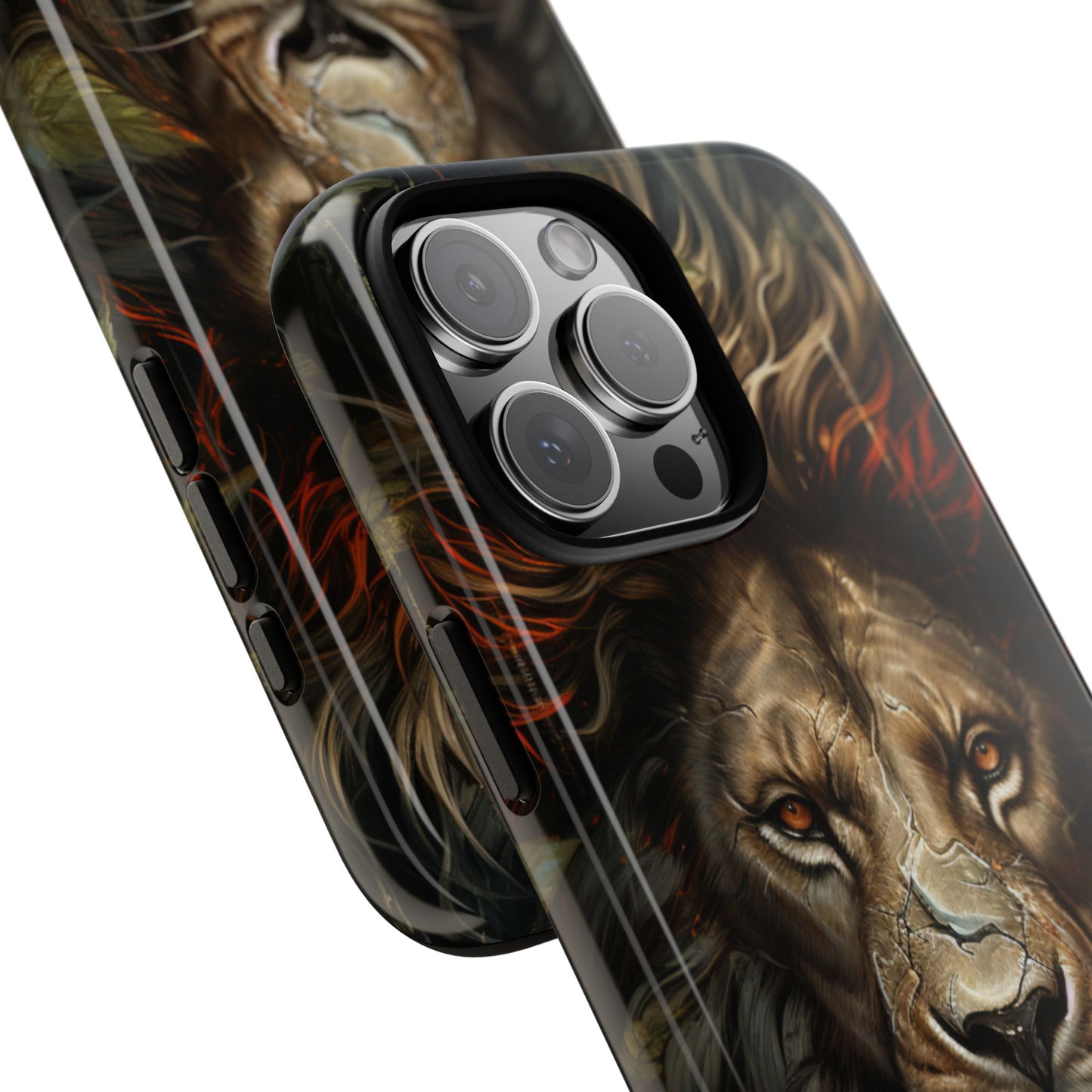 Dark Lion iPhone Tough Case