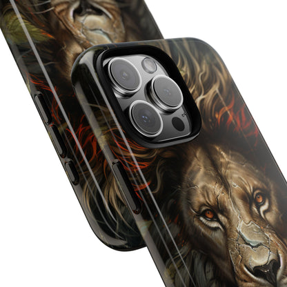 Dark Lion iPhone Tough Case