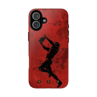 Red 1st & 10 iPhone Tough Case