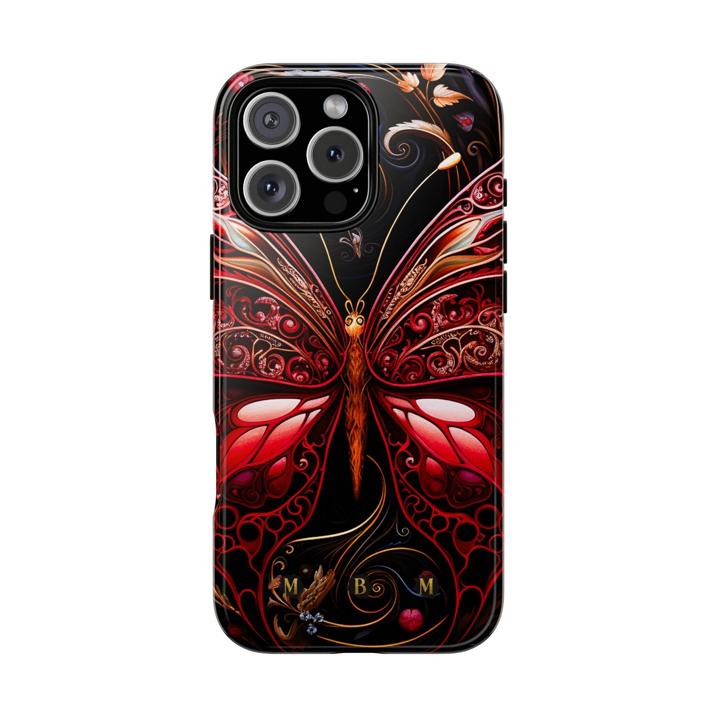 Red Butterfly iPhone Tough Case