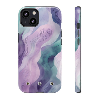 Pastel Wave iPhone Tough Case