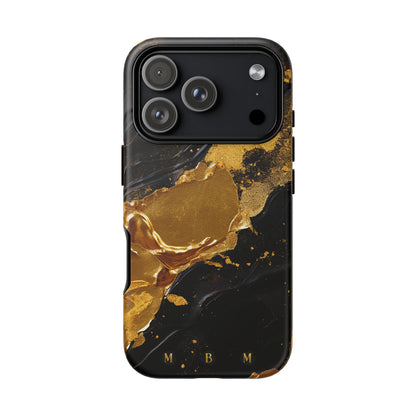 Black Gold iPhone Tough Case